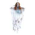 thumbnail image 2 of Adornos de Halloween, regalos de Halloween, adorno colgante de fantasma de Halloween con cara sucia y vestido blanco., 2 of 8