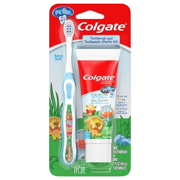 Colgate My First Baby and Toddler Toothpaste Bubble Fruit Flavor and