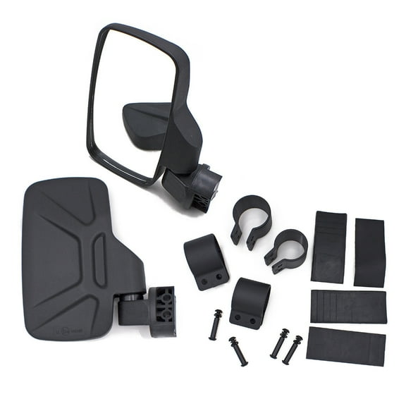 BQBQERT UTVMirrors, Fits 1.7-2 Inch Roll Cage UTV SideMirrors & Rear ViewMirrors Compatible for 800 XP 900