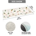 thumbnail image 3 of Haosy Cartoon Rabbits Carrots Mushroom Bathroom Rugs Non Slip Absorbent Soft Plush Quick Dry Bath Mat, 39"x20", 3 of 8