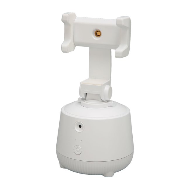 Support de Suivi de Téléphone Intelligent, ABS Algorithme Très Précis 1/4 Port de Vis Stabilisateur de Suivi Rotatif de Téléphone Largement Utilisé pour la Réunion à Distance