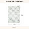 thumbnail image 3 of Paño de cocina de algodón MACKENZIE-CHILDS Gris-White Check, 3 of 5