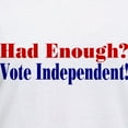 thumbnail image 3 of CafePress - Vote Independent Women's V Neck T Shirt - Womens Cotton V-Neck T-shirt, 3 of 4