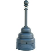 Eagle Mfg Cigarette Receptacle,4 gal.,Gray 1208GRAY