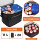 thumbnail image 3 of Lunch Box Opux - Bolsa térmica aislante (25 x 18 x 20 cm), color negro, 3 of 6