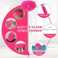 thumbnail image 7 of Reusable Ceiling Fan Cleaning Duster, Microfiber, Detachable Dusting Head, With Extension Rod, Adjustable Length,11 -55 In, For Walls, Bookshelves, Furniture,Doorswindows,Blue, 7 of 7