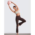thumbnail image 3 of Pantalones CRZ YOGA Butterluxe Mini Acampanados Tiro Alto 80 cm Marrón S, 3 of 6