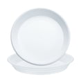 thumbnail image 1 of Uxcell 2 piezas de platillo de plástico para plantas de 7" bandeja redonda para maceta, blanco perla, 1 of 7