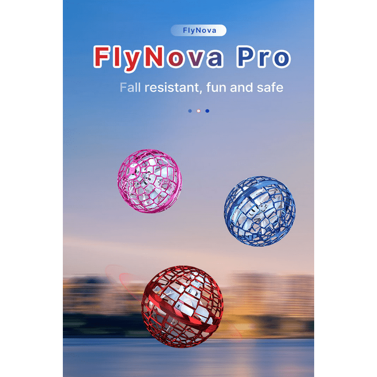 Hover Ball Flynova Pro Flying Orb Balle volante Mini Drone pour enfants  Magique Hoverball avec lumières LED Jouet avion