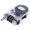 Light Grey, variant on Small Padlock for Electric Bicycles Skateboards Motorcycle Helmets Cable Lock, Snowboard Lock, Outdoor Secure Cable Lock