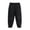 Black&&100, variant on CONROSES Girls Baggy Cargo Pants Wide Leg Hiking Pants for Girls Trendy Solid Elastic Waist Outdoor Jogger Pants With Pockets