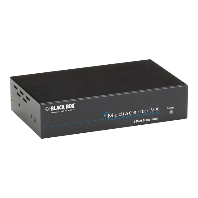 Black Box MediaCento VX 4-Port Transmitter - Video/audio/serial extender - transmitter - up to 984 ft - TAA Compliant