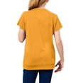 thumbnail image 3 of Langwyqu Short Sleeve Girls Solid Color Children Casual Shirt With Pocket, 3 of 5