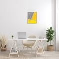 thumbnail image 2 of Stupell Industries Asymmetrical Geometrical Yellow Squares Abstract Lines, 16 x 20, Designed by Darlene Seale, 2 of 6