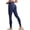 Deep Blue, variant on Yoga Pants for Women-High Waist Tummy Control,Back Pocket Seamless Leggings,4-Way Stretch Workout Pants Coffee S