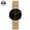 Black gold chain, variant on New women's watch, quartz watch with Japanese movement, waterproof women's wristwatch, Nordic light luxury minimalist style, stainless steel mesh strap, slim women's watch