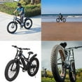 thumbnail image 6 of BUCKLOS 26 inch 4.0 Fat Tire Electric Bike Air Suspension Fork, 180mm Travel Spacing Hub 135mm 1 1/8 Straight Tube MTB Manual Lockout 9mm QR Mountain Bike Double Shoulder Ebike Front Forks, 6 of 8