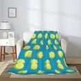 thumbnail image 2 of Gaeub Ball Tennis Print Flannel Throw Blanket, Home Fleece Throw Blanket for Couch or Bed,Decorative Blankets,Lightweight Fuzzy Flannel Blanket-80"x60", 2 of 6