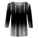 thumbnail image 4 of Puntoco 2024, tops a la moda de verano para mujer, camiseta holgada estampada a la moda para mujer, Blusa con mangas 3/4, tops informales con cuello redondo, 4 of 5