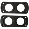 thumbnail image 1 of KAKOWELY 2Pcs Car Motorcycle Charger Panel Practical Combination Car Panel Black,4.13"X1.65"X0.39", 1 of 4