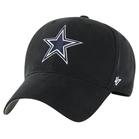 Youth 47 Black Dallas Cowboys MVP Adjustable Hat