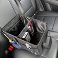 thumbnail image 4 of Car Trunk Storage Organizer | High Capacity Collapsible Storage Bin | Car Storage Organizer for Daily Use and Travel | Black Mesh Fabric Organizer for Car, 4 of 4
