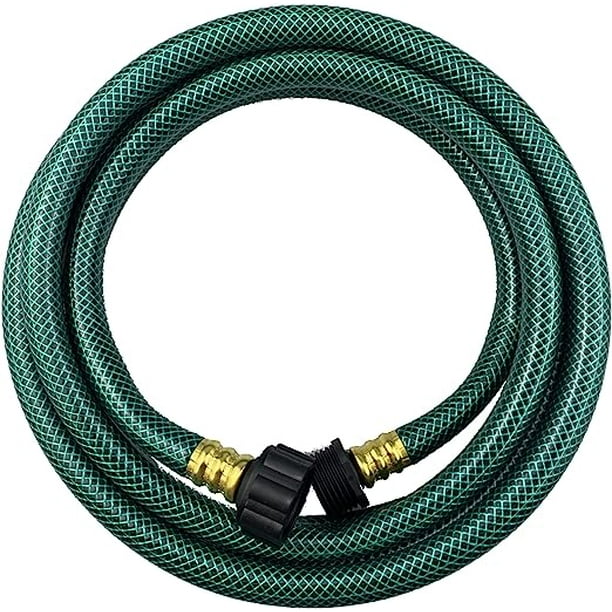 PVC Garden Hose 1/2 Inch, Flexible Water Hose with Brass Fittings