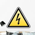 thumbnail image 1 of Warning High Voltage Electricity Wall Decal by Wallmonkeys Peel and Stick Graphic (36 in W x 32 in H) WM195135, 1 of 4