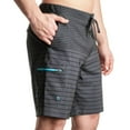 thumbnail image 2 of ZeroXposur Men's Stretch Swim Trunks w/ Diagonal Pocket (Red Port, M), 2 of 11