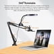 thumbnail image 3 of Dimmable Ring Light Desktop Fill Light Holder Tripod Arm Camera Mount for Live Streaming, 3 of 5