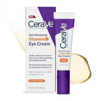 CeraVe Skin Renewing Vitamin C Eye Cream for Dark Circles and Puffiness, 0.5 fl oz