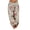 Beige, variant on Womens Plus Size Pants Boho Casual Pants Women Button Harem Loose Leg Pants Pocket Wide Print Womens Casual Pants Navy XXXL