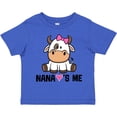 thumbnail image 3 of Inktastic Nana Loves Me Girl Cow Girls Toddler T-Shirt, 3 of 5