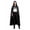 Black, variant on SAWOBUUN Renaissance Satin Cape for Women Men,Medieval Hooded Cloak Halloween Cape, Witch, Wizard