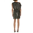 thumbnail image 2 of Halston womens  Tyler Cocktail Dress, 4, Grey, 2 of 3