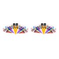 thumbnail image 3 of Sonducket 50pcs 14G-00G O-ring Acrílico Tapers Plugs Silicona y Tunnels 2piezas Multicolor 50 pcs, 3 of 6