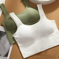 thumbnail image 5 of HEVIRGO Seamless Sport Bra Vest Type Sweat Absorption Push-up Padded Wire-free Layering Gym Underwear Elastic Good Breathability Yoga Fitness Bra, 5 of 8