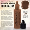 thumbnail image 2 of Belloccio JAVA Color Shade Belloccio Professional Airbrush Makeup Foundation, 1/2 oz., 2 of 5
