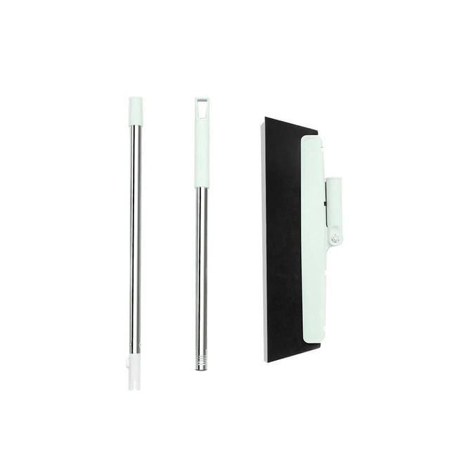 Monstrate Escobilla de goma para suelo, escoba larga para el hogar, escobas de agua con rotación de 180 grados, herramienta de limpieza para ducha de Suministros de limpieza para el hogar lago azul Monstrate HA027456-01