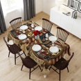 thumbnail image 6 of 250th Anniversary Table Cloth Waterproof Tablecloths, Independence Day American Flag Eagle Tablecloth Dining Table Cover for Kitchen Party Tabletop Outdoor, Rectangle Tablecloth 54x108 Inch, 6 of 9