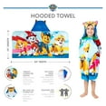 thumbnail image 5 of Paw Patrol Chase Kids Cotton Hooded Towel, 5 of 9