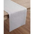 thumbnail image 4 of Tapete de mesa Solino Home Linen, gris suave, 183 cm de largo, 100% lino, 4 of 7