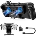 thumbnail image 1 of Accessoires de Support de Refroidissement avec LED pour Steam Deck & Switch/OLED, Double Ventilateurs à 3 Vitesses, Béquille Incluse, 1 of 7