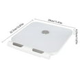 thumbnail image 3 of Modern Intelligent Electronic Scale 8 Eletrode Body Scale, Tempered Glass Digital Body Weight Bathroom Scale for Adults and Kids & Seniors - White, 3 of 9