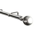 thumbnail image 2 of Linen Avenue Ball Double Window Curtain Rod Set, 28 to 48-inch, Polished Nickel, 2 of 5