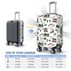 thumbnail image 4 of Balery Camping Caravan 2 Funda de equipaje, fundas para maletas, elástica, lavable, protector de maletas, compatible con maletas de 18 a 32 pulgadas-Large, 4 of 7