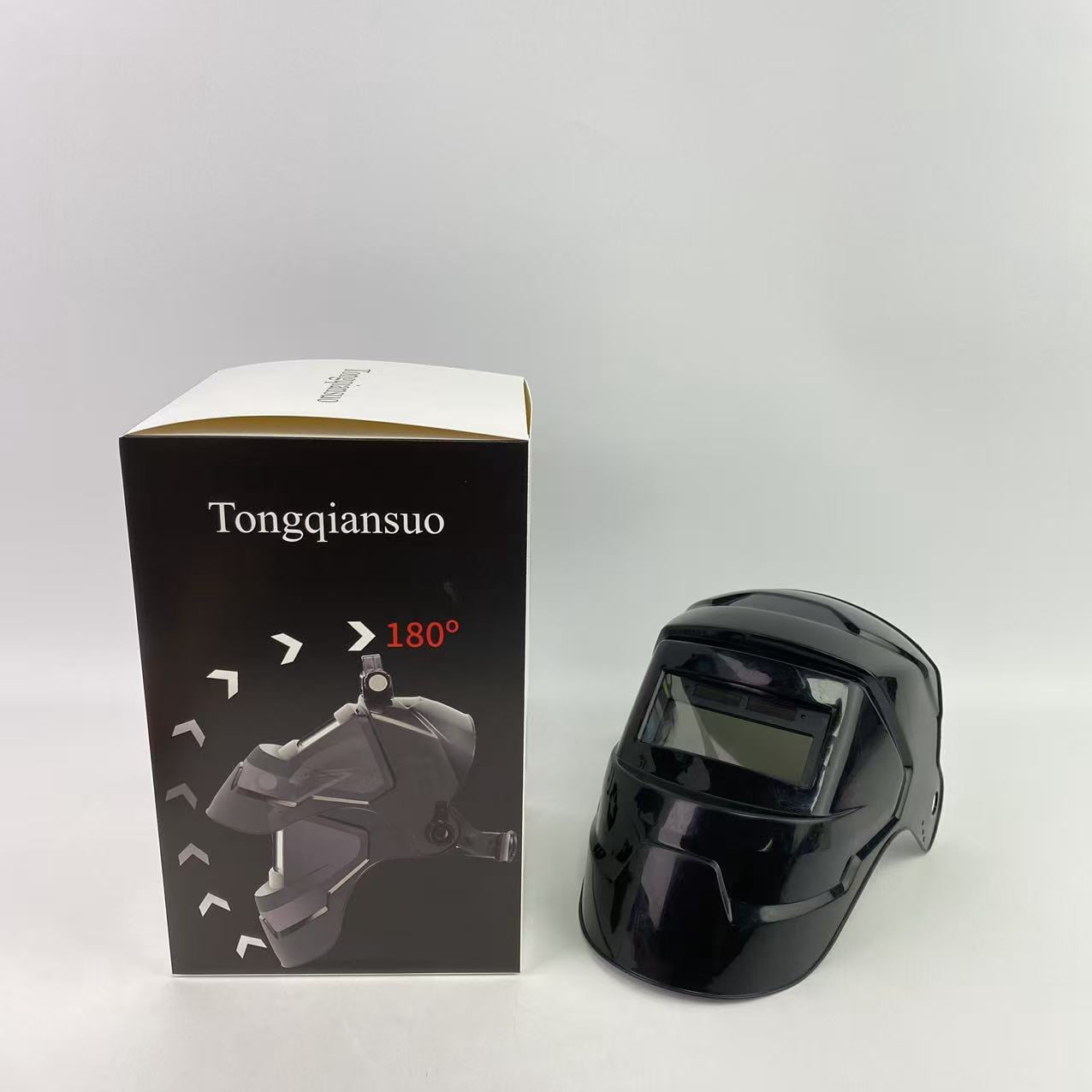 Tongqiansuo Welding masks,All-Purpose Welding Helmet with 2" x 4 1/4" Sel-Snap Lift Front, Ratchet Headgear, Black