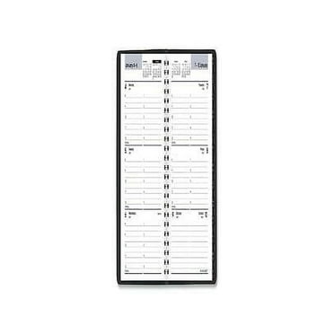 1PK AAGG21000 DayMinder Block Format Weekly Appointment Book, Tabbed Telephone/Add Section, 8.5 x 5.5, Black, 12-Month (Jan-Dec): 2022
