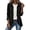 Black, variant on Women's Boho Cardigan Vintage Ruffle Collared Long Sleeve Button Down Loose Casual Lightweight Spring Summer Fall Streetwear Jacket Black S