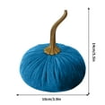 thumbnail image 3 of Iumwxz Halloween Velvet Pumpkin with Real Cloth Foam Suitable for Fall Halloween Wedding Thanksgiving 10cm Toys Christmas Gifts home decor christmas clearance outdoors indoor, 3 of 5
